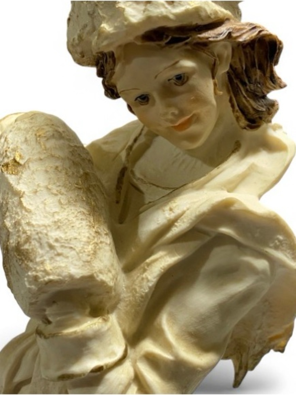 Vintage Arnart Porcelain Figurine Woman in Winter Coat with Muff #6/1551-A